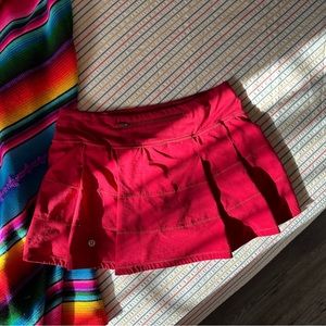 Lululemon Red Skort | Size 6